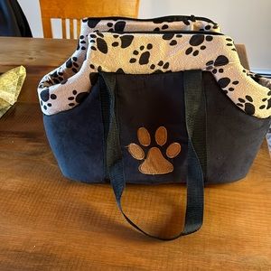 Zippered dog carrier for small dog